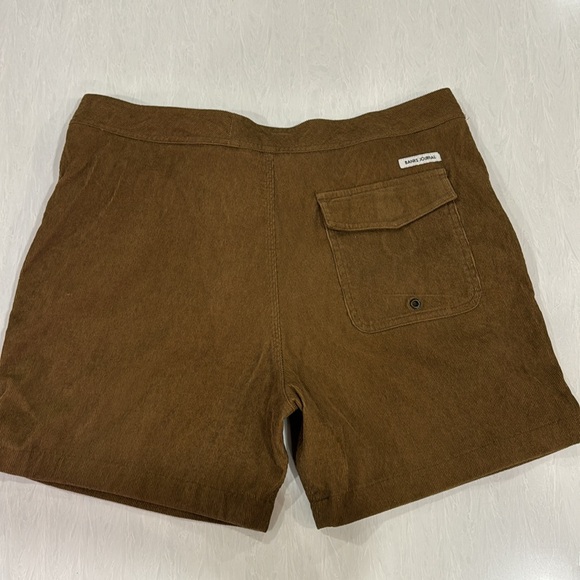 Banks Journal Men’s Hybrid Swim Trunk Shorts SIZE 32 Corduroy Brown NWOT - Picture 4 of 5